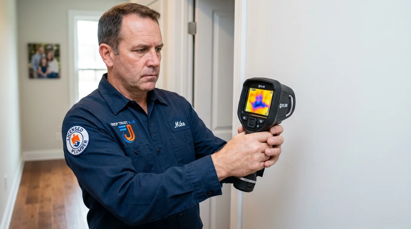 Thermal imaging leak detection by Johns Plumbing LLC in Winter Garden